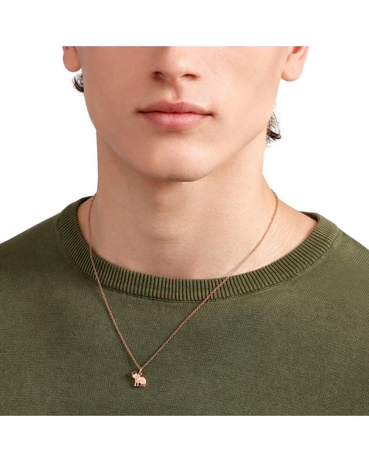 Dodo Metallic Rose Elephant Charm