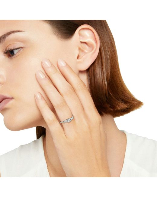 Dodo White Nodo Ring