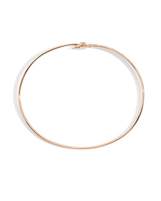 Dodo Metallic Rose & Diamond Essentials Bangle