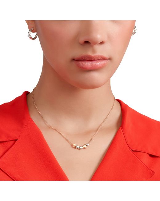 Dodo Metallic Heart Hoop Earrings