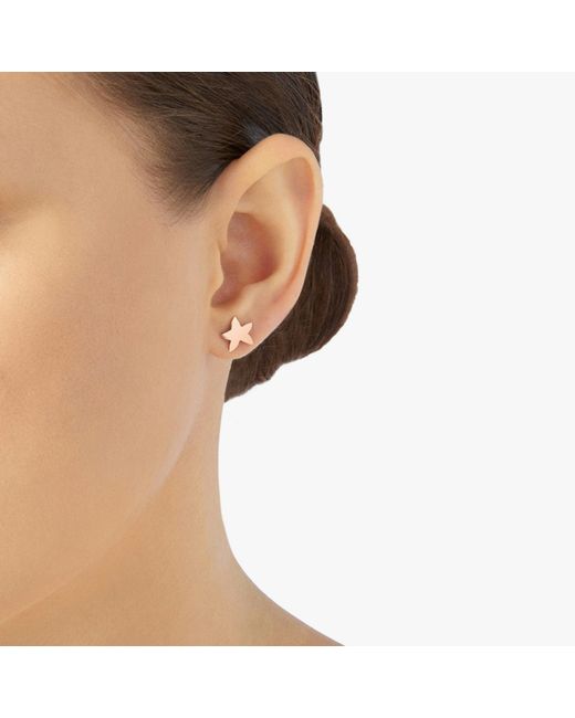 Dodo Multicolor Rose Star Stud Earring