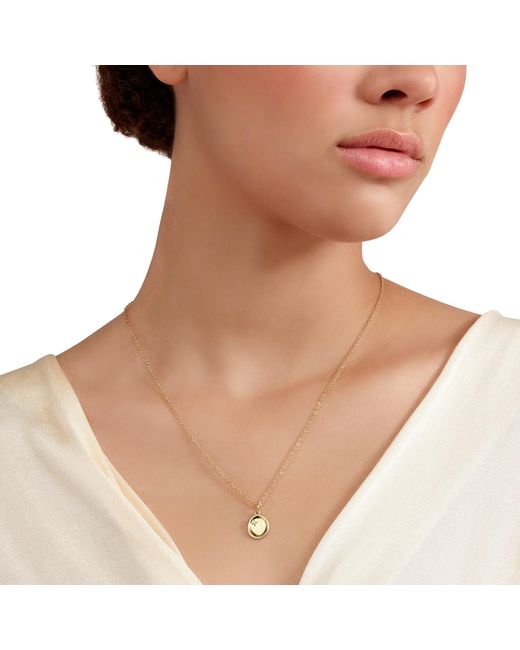 Dodo Metallic Diamond Signet Charm