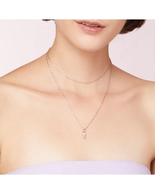 Dodo Pink Rose & Enamel Jellyfish Charm
