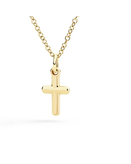 Dodo Metallic Cross Charm