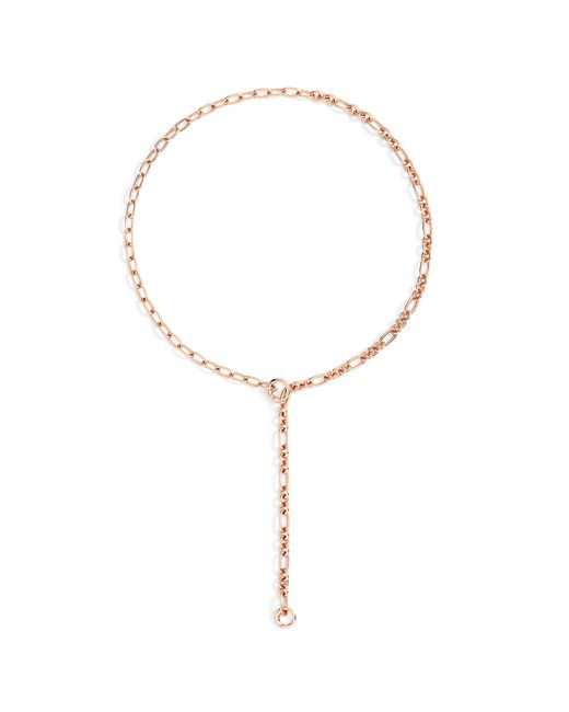 Dodo Metallic Plated Openable Link Necklace