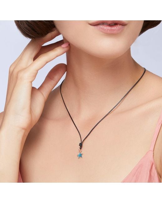 Dodo Blue Rose & Enamel Star Charm