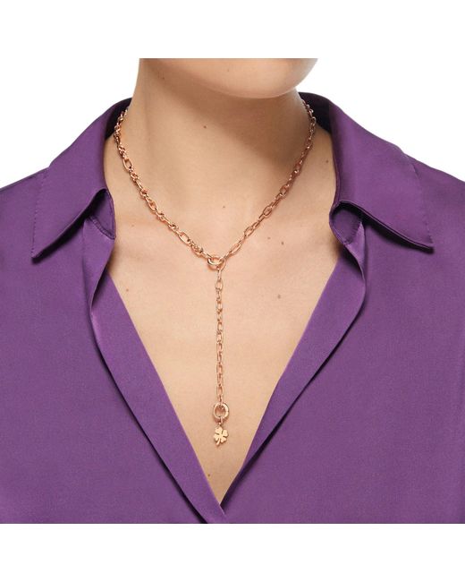 Dodo Metallic Plated Openable Link Necklace