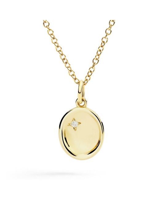 Dodo Metallic Diamond Signet Charm