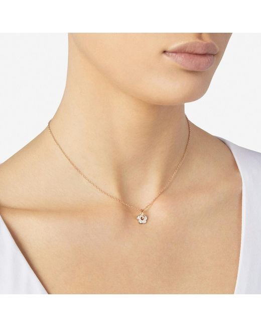 Dodo White Rose & Diamond Flower Charm