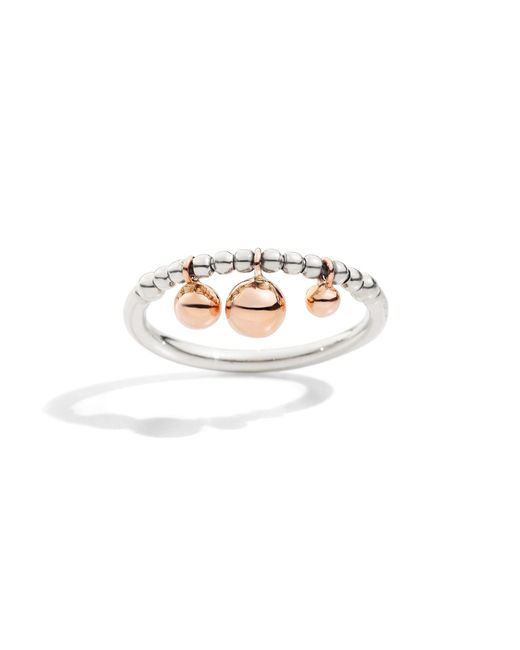 Dodo Metallic Rose Bollicine Ring