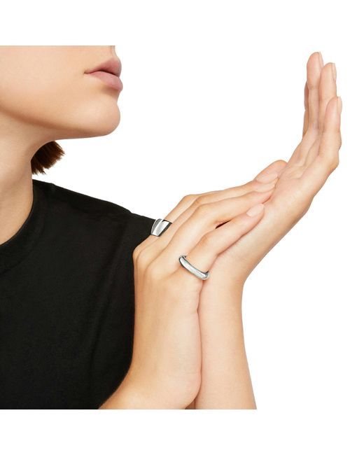 Dodo White Irregular Ring