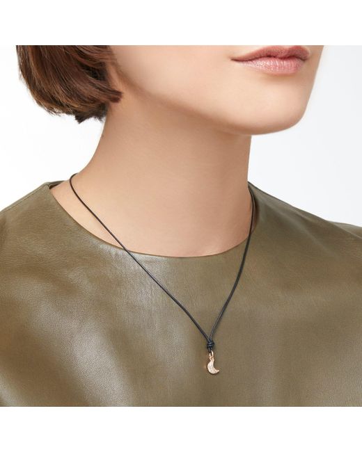 Dodo Metallic Rose & Diamond Moon Charm
