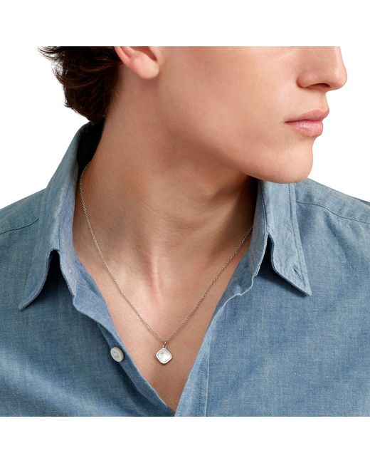 Dodo Metallic Diamond Signet Charm