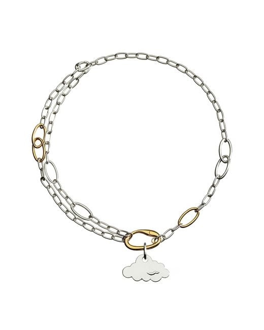Dodo Metallic Essentials Necklace & Cloud Charm