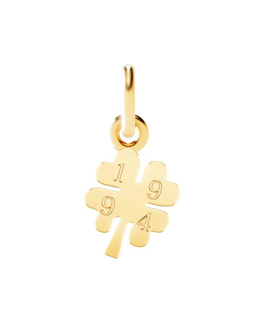 Dodo Metallic Four Leaf Clover Charm