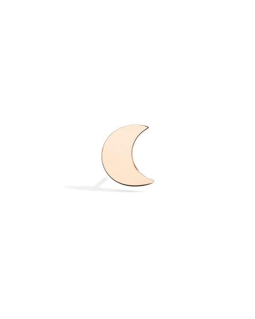 Dodo Pink Rose Moon Stud Earring
