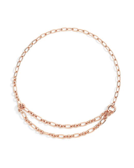 Dodo Metallic Plated Openable Link Necklace