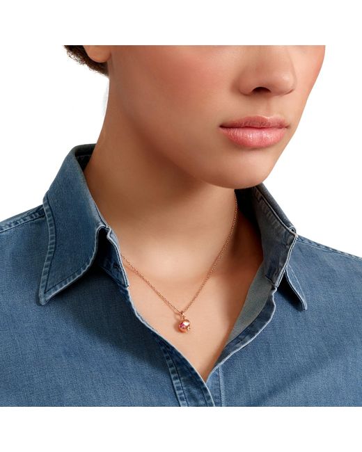 Dodo Pink Rose & Ruby Pomegranate Charm