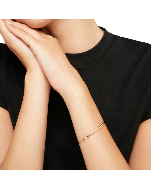 Dodo Metallic Rose Essentials Bangle Bracelet