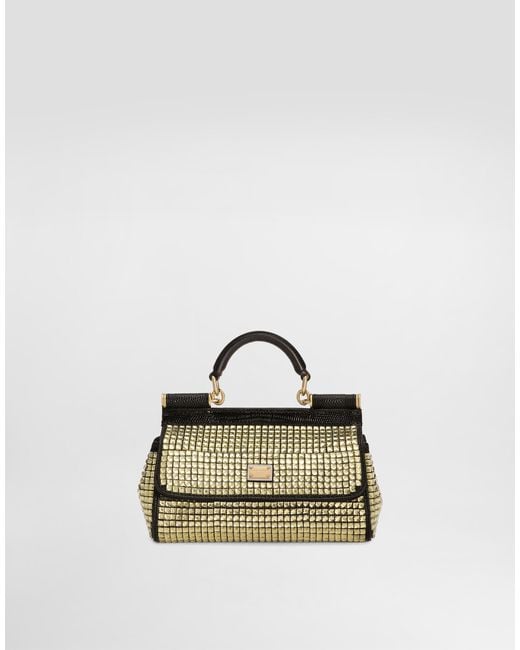 Borsa A Mano Sicily Piccola di Dolce & Gabbana in Multicolor