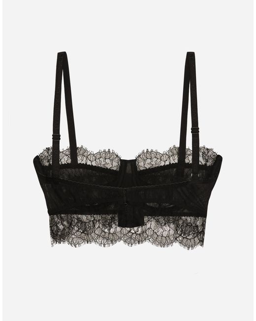 Dolce & Gabbana Black Lace Bralette