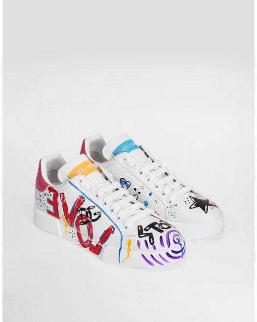 Dolce & Gabbana White Sneakers