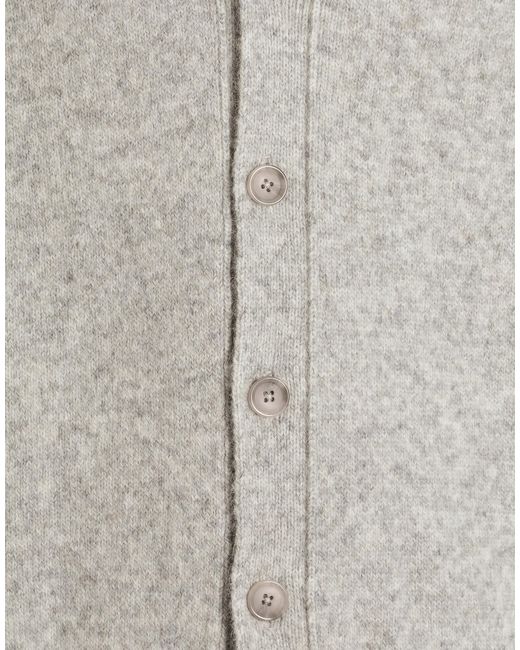 Dolce & Gabbana Gray Cardigan With Buttons for men