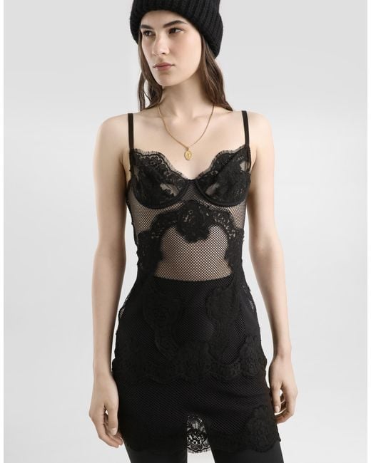 Abito Corto di Dolce & Gabbana in Black