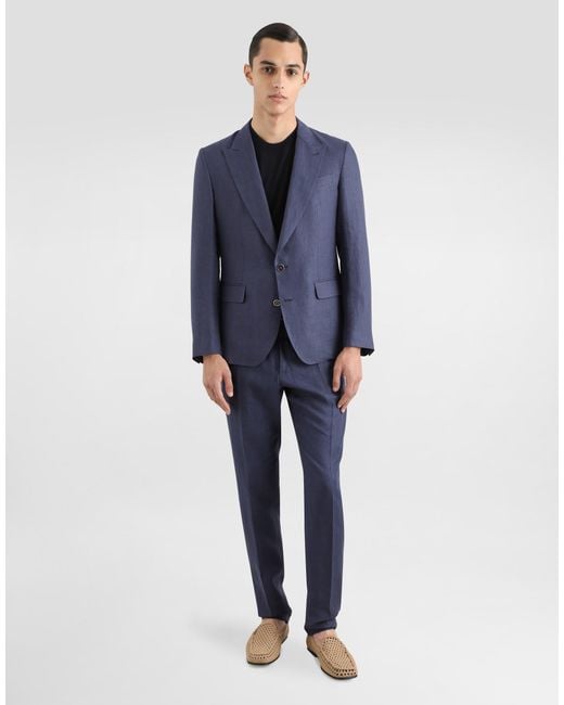 Dolce & Gabbana Blue Pantalone for men