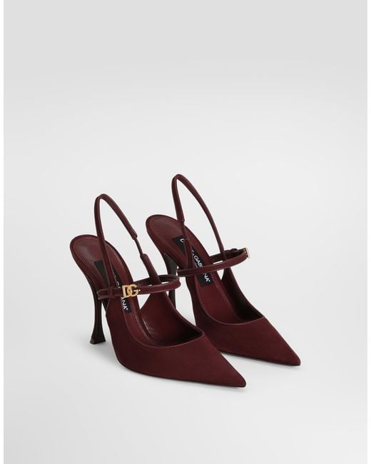 Dolce & Gabbana Red Slingback
