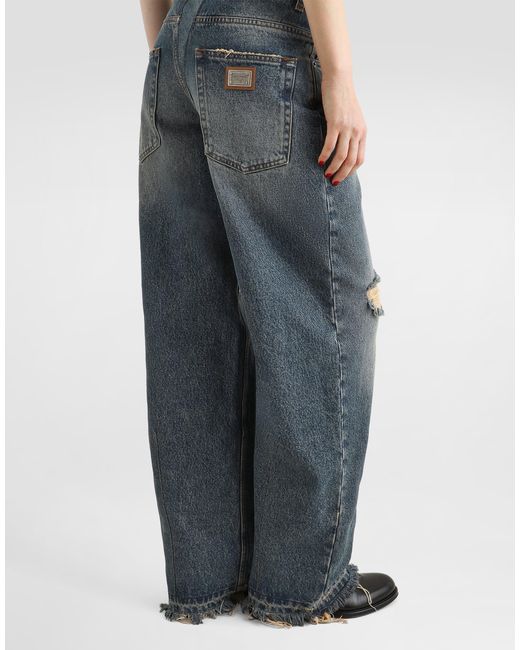 Dolce & Gabbana Blue 5-Pocket Denim Trousers