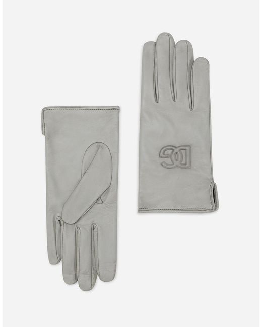 メンズ Dolce & Gabbana グラブ ナッパ Gray