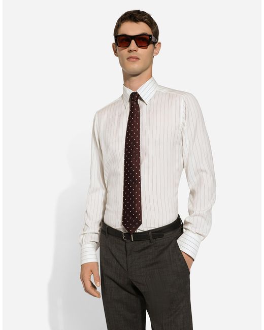 Camicia Martini di Dolce & Gabbana in White da Uomo