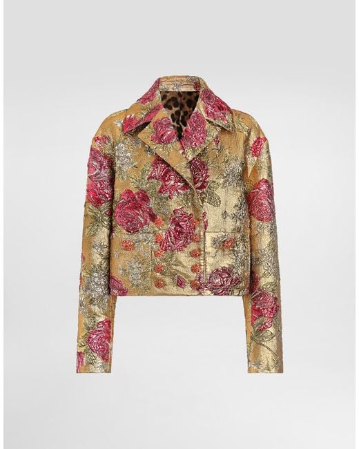 Dolce & Gabbana White Double-Breasted Jacket