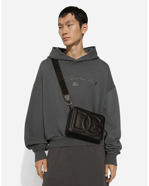 メンズ Dolce & Gabbana Dgロゴバッグ カメラバッグ ミディアム Black