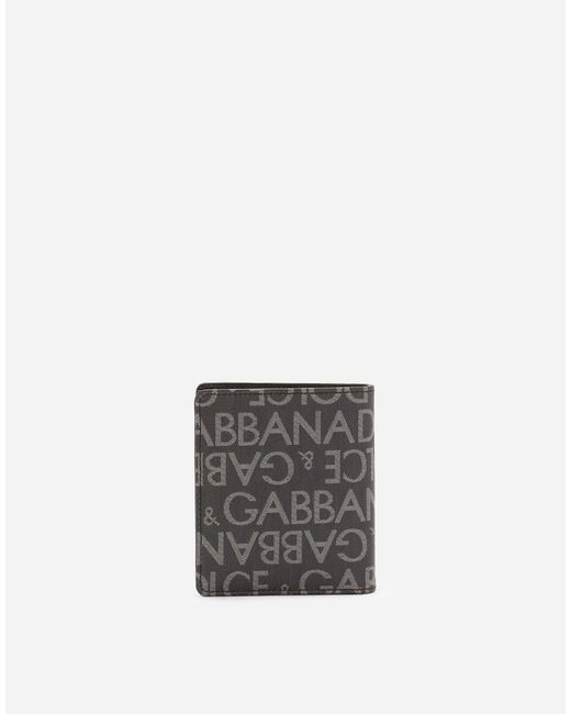 Portacarte Bifold di Dolce & Gabbana in White da Uomo