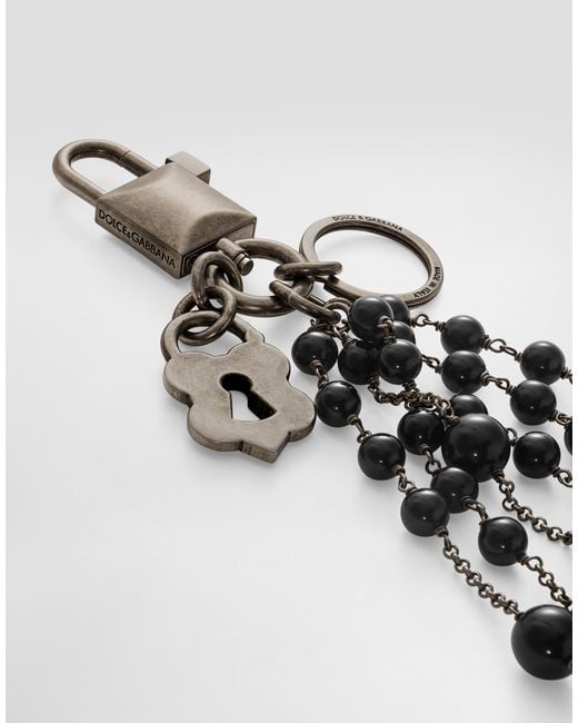 Dolce & Gabbana White Charms Keyring