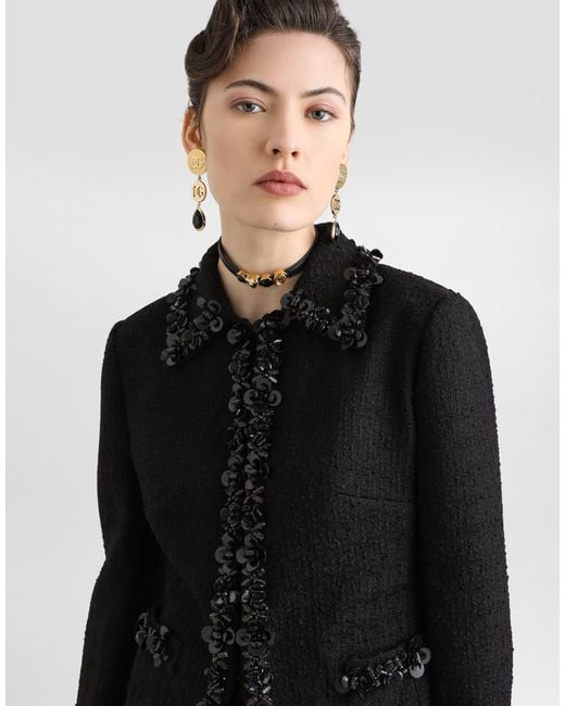 Dolce & Gabbana Black Short Jacket