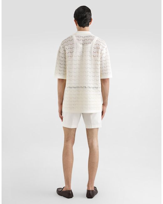 Dolce & Gabbana Natural Fabric Bermuda Shorts for men