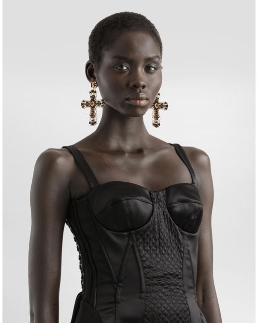 Abito Strapless di Dolce & Gabbana in Black