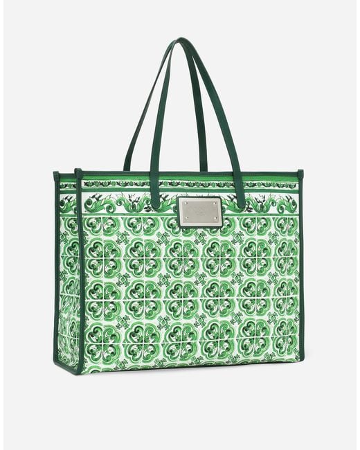Dolce & Gabbana Green Bag Type Shopper for men