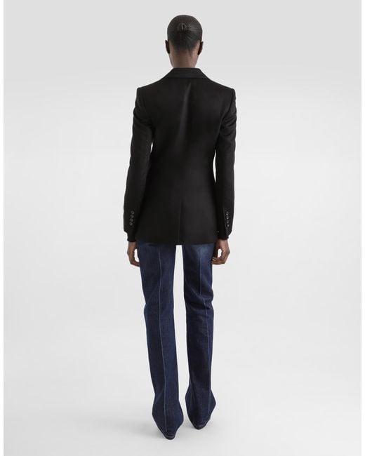 Dolce & Gabbana Black Single-Breasted Jacket