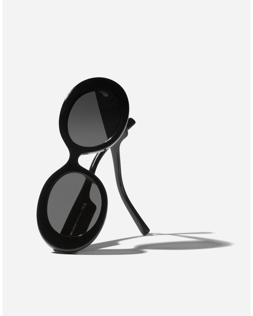 Dolce & Gabbana Black Dg Logo Sunglasses