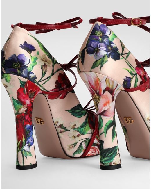 Dolce & Gabbana White Satin Pumps