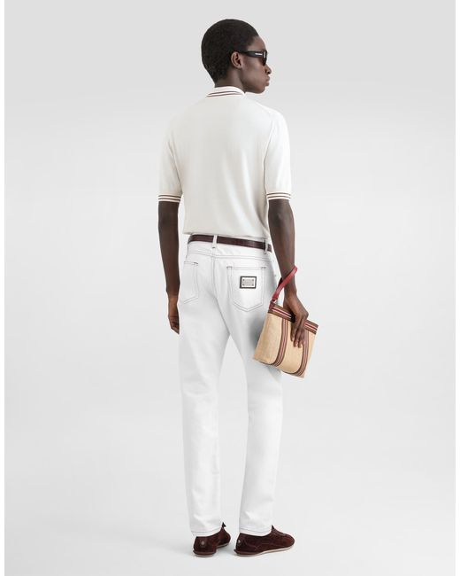 Dolce & Gabbana Natural Polo M/C for men