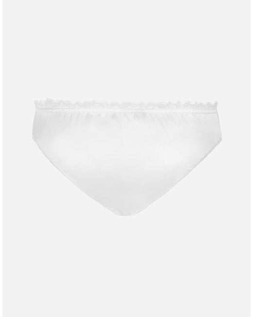 Dolce & Gabbana White Slip