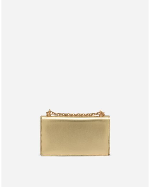 Dolce & Gabbana Dg Girls フォーンバッグ モルドレナッパレザー Natural