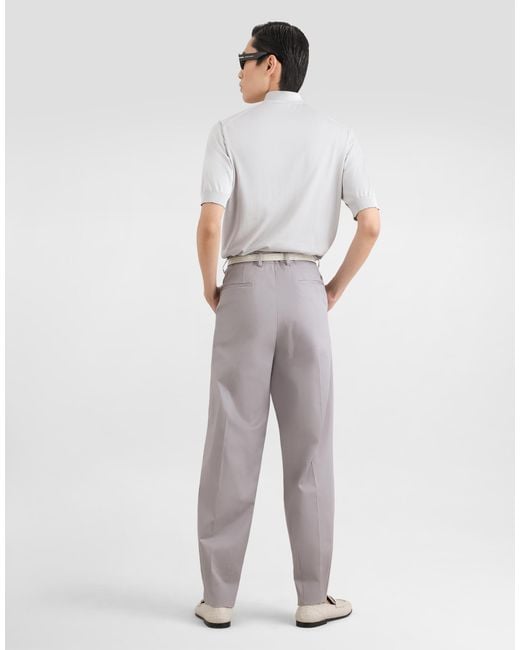 Dolce & Gabbana White Polo M/Corta for men