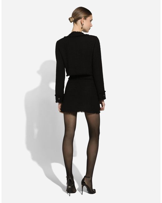 Dolce & Gabbana ミニスカート Rachelツイード Black