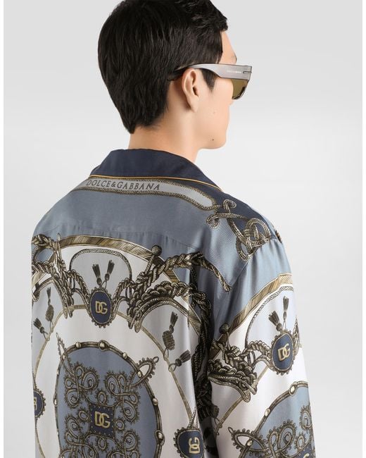 Camicia di Dolce & Gabbana in Gray da Uomo